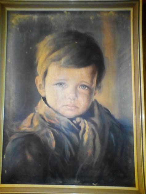 Crying Boy Painting Value At Explore Collection Of