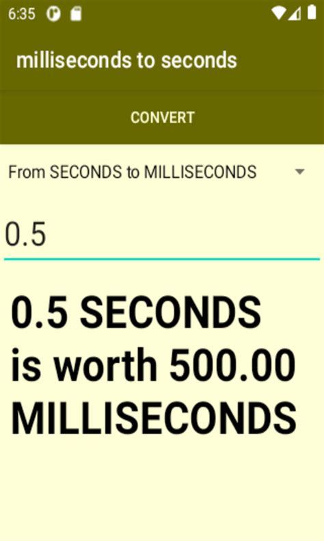 Free Converter Milliseconds To Seconds Apk Download For Android Getjar