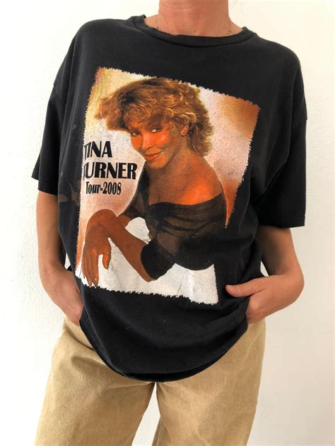 Vintage Tina Turner Concert Tour T Shirt Etsy