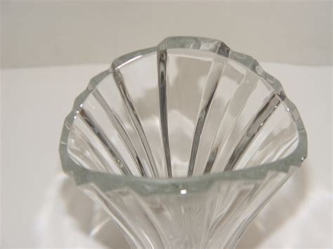 Beautiful Mikasa Lead Crystal Inch Vase Flores Pattern Vases