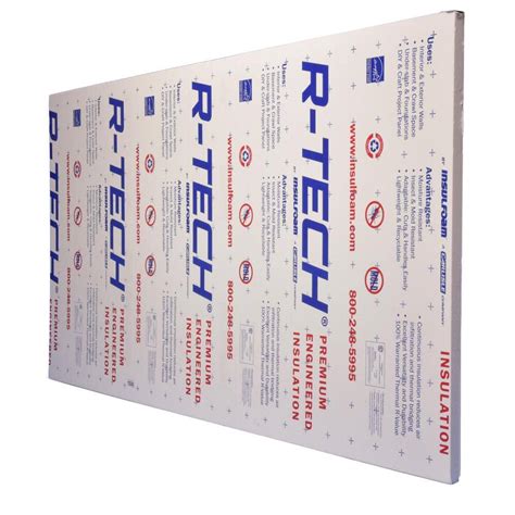R Tech 1 In X 48 In X 8 Ft R 385 Insulating Sheathing 320821 The