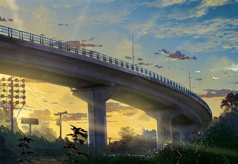 Artstation The Bridge Background For Anime