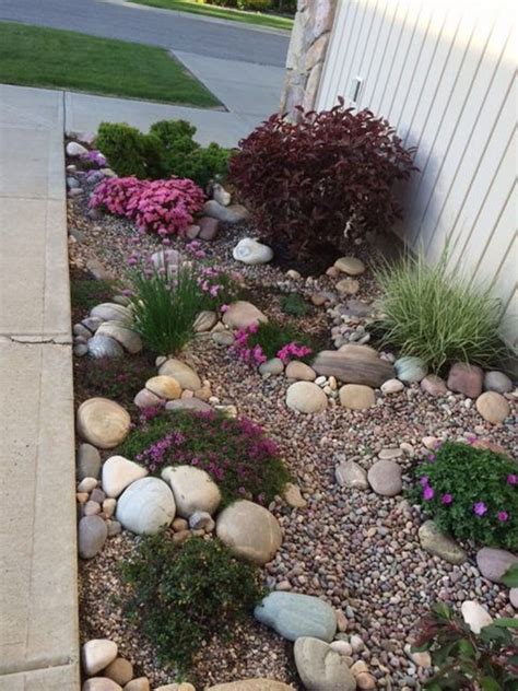 49 Adorable Rock Garden Ideas For Backyard Home