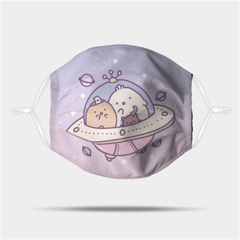 Kawaii Cute Anime Chibi Spaceship Galaxy Cat Galaxy Mask Teepublic