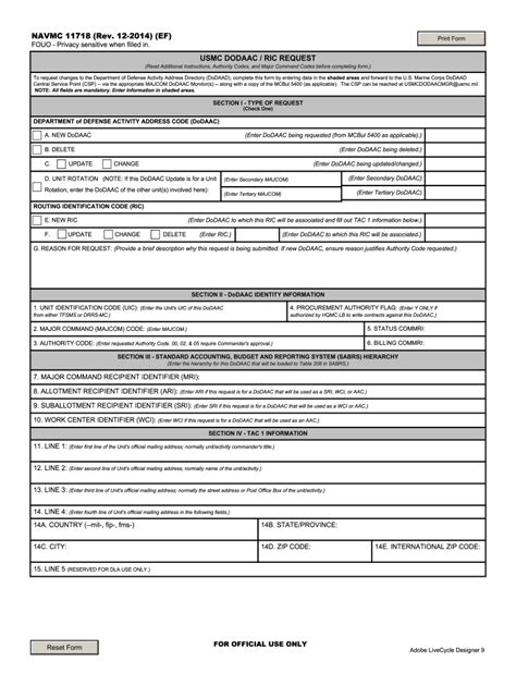 Navmc 11718 Fill Online Printable Fillable Blank Pdffiller