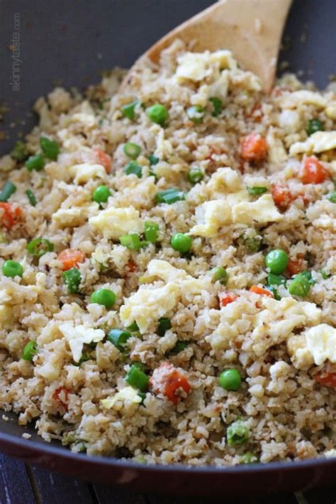 In this quick and easy cauliflower fried rice recipe, i sauté grated cauliflower with aromatics, vegetables, soy sauce, and eggs, much like. Cauliflower "Fried Rice" | KeepRecipes: Your Universal ...