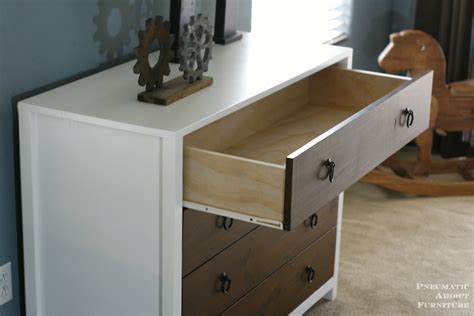 Doll house furniture wardrobe dresser real wood white removable drawers 4. Ana White | Modern White Dresser with Wood Drawers - DIY ...