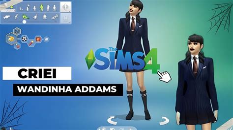 Criei Wandinha Addams No The Sims 4 Com Roupas GrÁtis Sem Ter