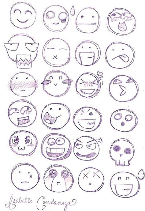 Chibi Facial Expressions By Pinkteen7 On Deviantart Cartoon Drawings