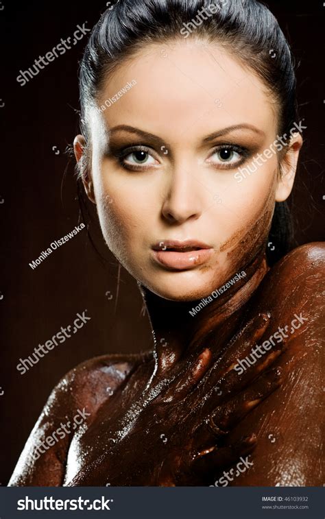 Sexy Woman Body Covered Sweet Cream Stock Photo 46103932 Shutterstock