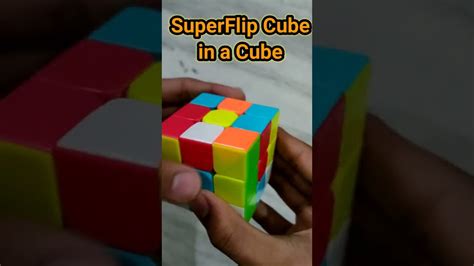 3x3 Rubiks Cube Superflip Cube In A Cube Patternshorts Youtube