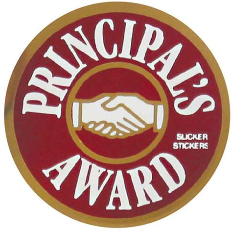 Principals Award Stickers School Merit Solutions