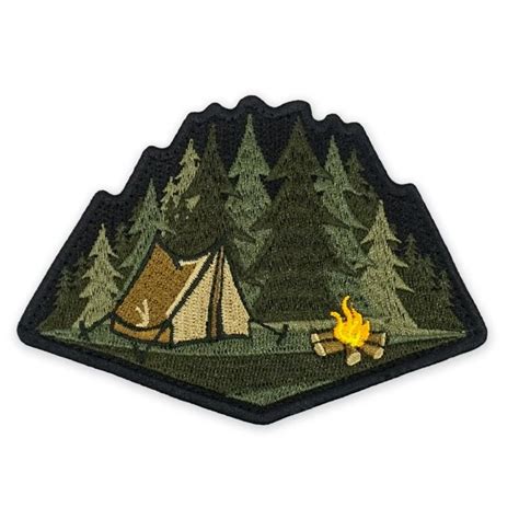 Pdw Evening Camp Morale Patch Morale Patch Patches Patch Design