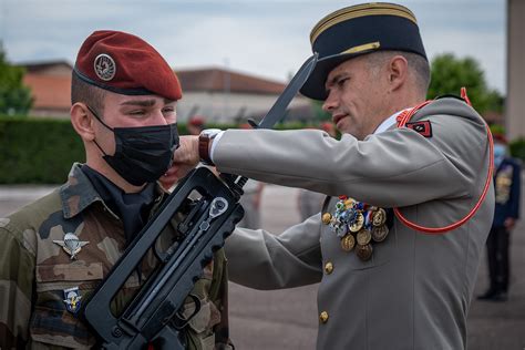 Young French Recruit From The 17th Parachute Engineer Regiment