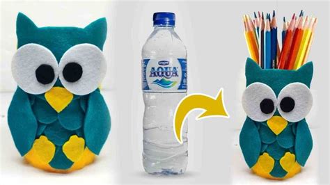 Nah kesempatan ini haruslah kita … Ide Kreatif Tempat Pensil Dari Botol Bekas || Pencil case ...