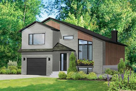 Open floor plan 2 bedroom house plans. Modern 2-Bedroom House Plan with Open-Concept Floor Plan ...