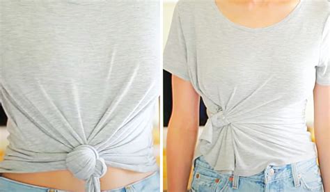 Basic Ways To Tie A T Shirt