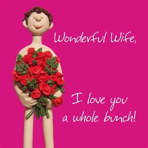 Wonderful Wife I Love You Valentines Day Greeting Card Cards Love