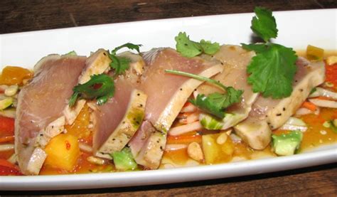 Roll the tuna in the ginger mixture, pressing lightly so the mixture sticks to the tuna. Taste of Yaletown - Cactus Club Cafe | John Chow dot Com