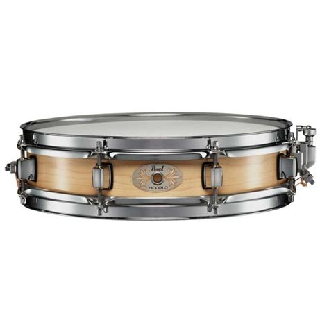 Pearl Maple Piccolo Snare Drum Natural Finish 13x3 Wood Snare Drums
