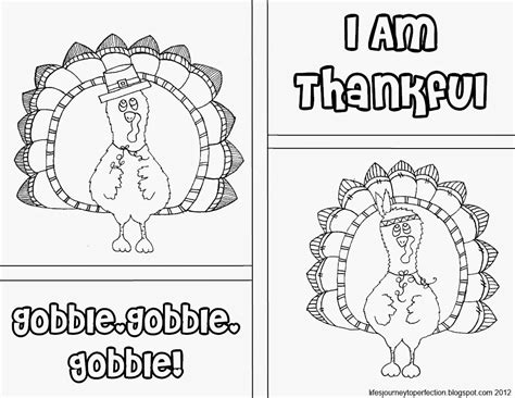 Download Life's Journey To Perfection: Thanksgiving Printables: Color Page & Card