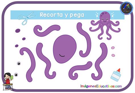 Recorta Y Pega 2 Imagenes Educativas