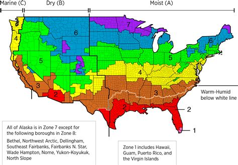 Climate Zones Of The United States Iecc 2058x1432 Rmapporn