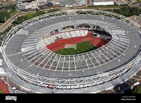 Aerial View Of The London Stadium Queen Elizabeth Park London Uk