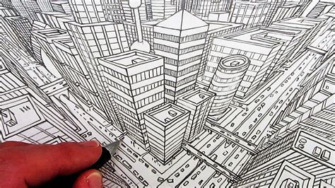 How To Draw In 5 Point Perspective Times Square New Y