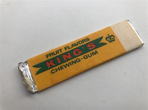 Stará Retro Nerozbalená Plátková žvýkačka Kings Chewing Gum Aukro