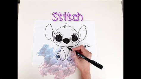 MOST EASY WAY TO DRAW STITCH Drawing Stitch Step By Step STITCH FROM DISNEY YouTube