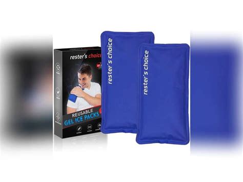 Rester S Choice Gel Cold And Hot Packs 2 Piece Set Medium 5x10 In Reusable Warm Or Ice Packs
