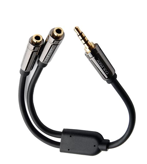 Cablesetc 35mm Stereo Jack Pin To Headset Earphone Adapter For Mobile