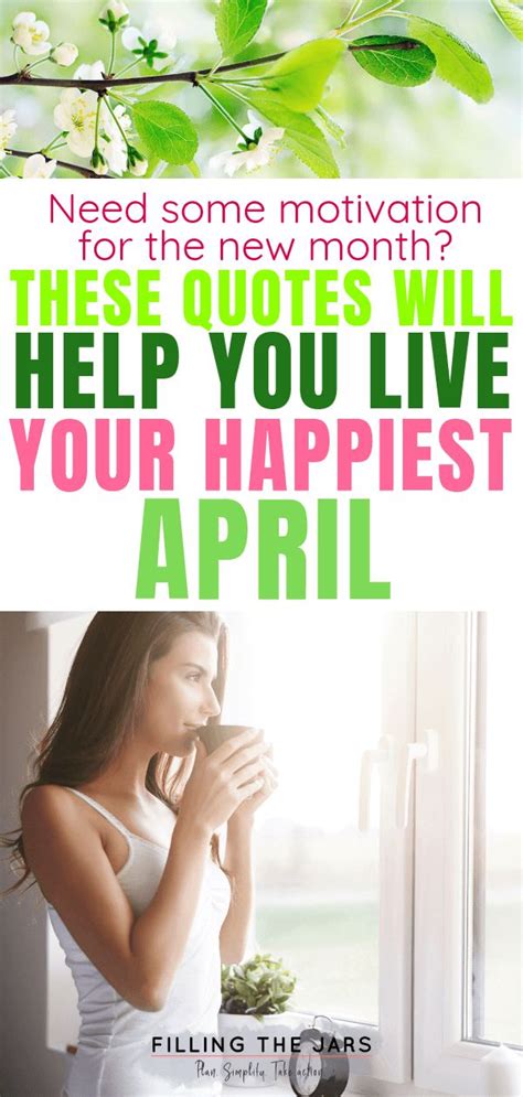 Motivational Quotes Of The Month For April Motivational Quotes