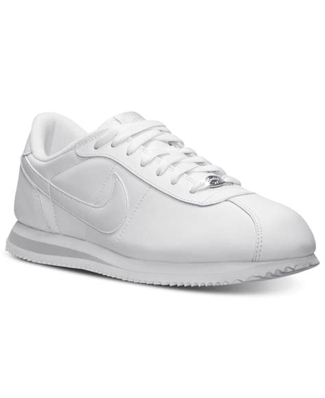 Nike Mens Cortez Basic Leather Casual Sneakers From Finish Line In