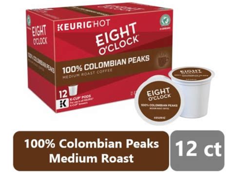 Eight Oclock® 100 Colombian Peaks Medium Roast K Cup Coffee Pods 12 Ct Fred Meyer