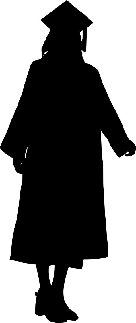 10 Graduation Silhouette Png Transparent