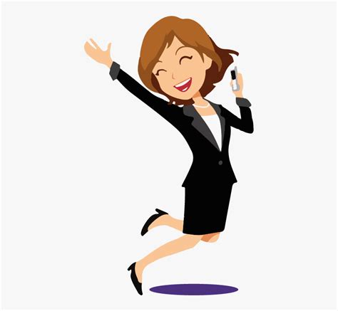 Transparent Rushing Clipart Woman Happy Vector Png Png Download