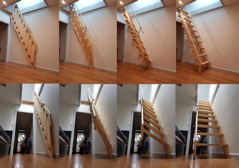Bcompacts Hybrid Stairs Fold Flat To Provide More Living Space