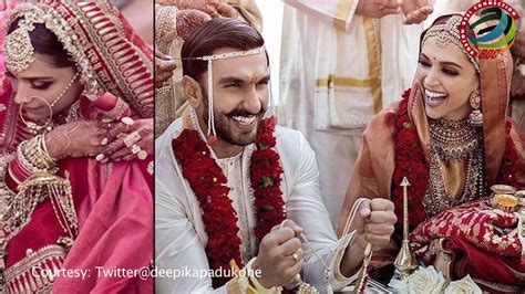 Deepika Ranveer Wedding Pictures Both Looking So Much In Love Youtube