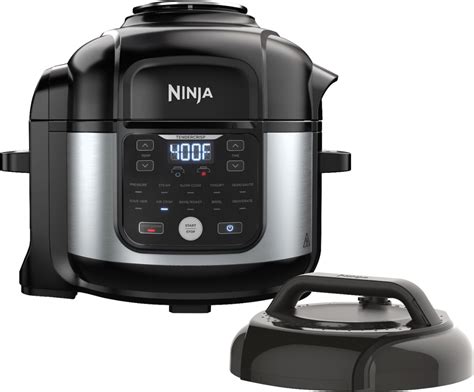 ninja foodi fryer cooker pressure air deluxe qt 8qt xl stainless digital steel multi parts appliances maker cup coffee bestbuy