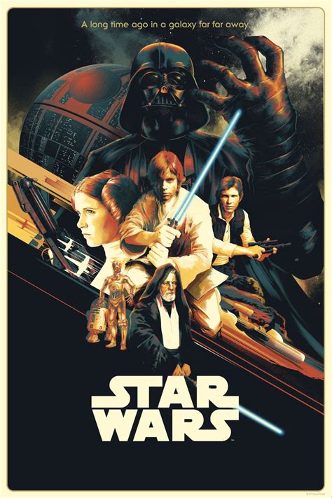 This Simple Iconic Poster Pays Tribute To 40 Years Of Star Wars