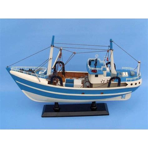 Wooden Im Hooked Model Fishing Boat 19 Inch Boat Fishing Boats