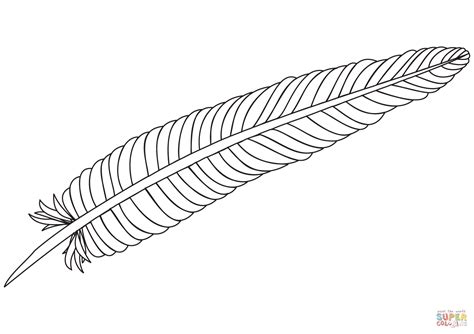 Feather Coloring Page Free Printable Coloring Pages