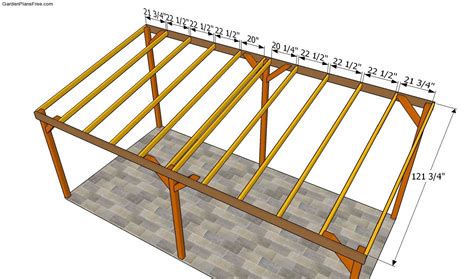 Stock sizes include gables from 20′ to 40. Carport Plans Free | Free Garden Plans - How to build garden projects | Carport plans, Carport ...