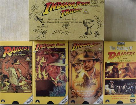 The Indiana Jones Trilogy VHS Boxset DiscArchive