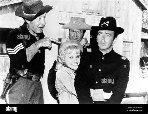 F Troop From Left Forrest Tucker Melody Patterson Larry Storch