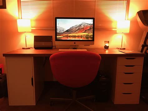 I know ikea makes an alex cabinet that is the same size as the drawer system but i can't find them in the states. Ikea Alex drawers and cabinet with Karlby top : Workspaces