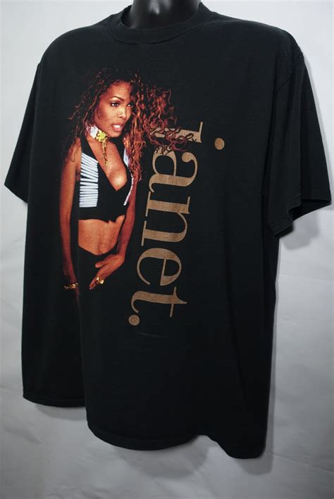 1993 Janet Jackson Vintage T Shirt 93 To 94 World Tour 2 Sided
