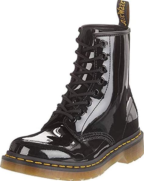 Dr Martens Denim 1460 Womens Combat Boots In Black Save 61 Lyst
